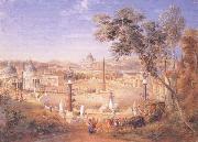 Samuel Palmer A View of Modern Rome oil painting